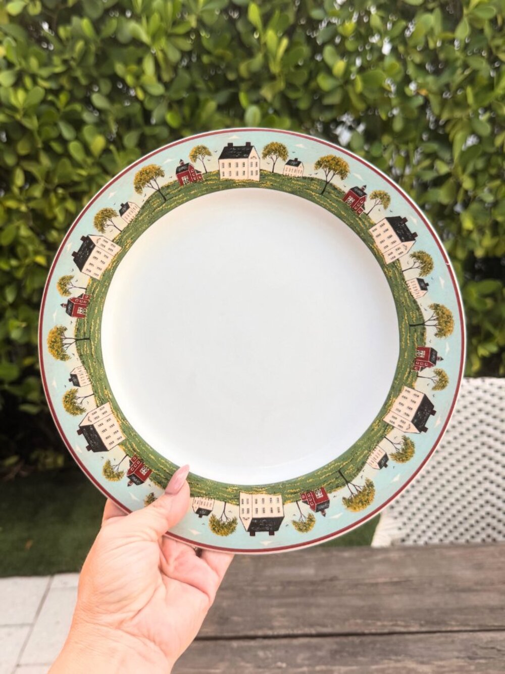 Vintage Set of 4 Warren Kimble Brandon House Country Life Sakura Dinner Plates
